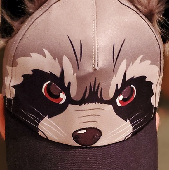 DISNEY GUARDIANS OF THE GALAXY ROCKET RACCOON HAT - Picture 3 of 8